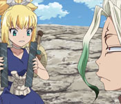 kohaku holding the magnet